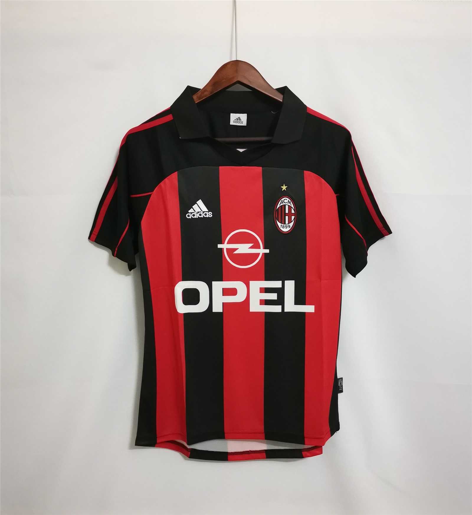 Ac Milan 2000/02 Home Jersey