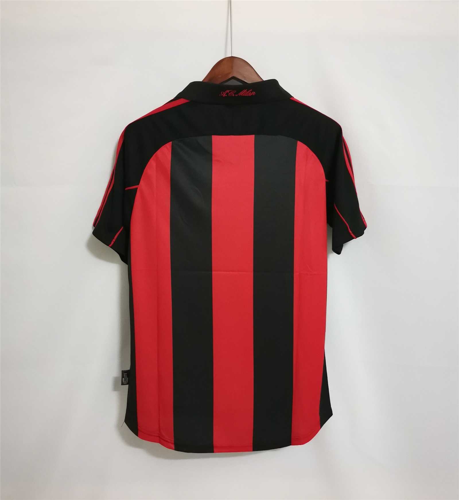 Ac Milan 2000/02 Home Jersey