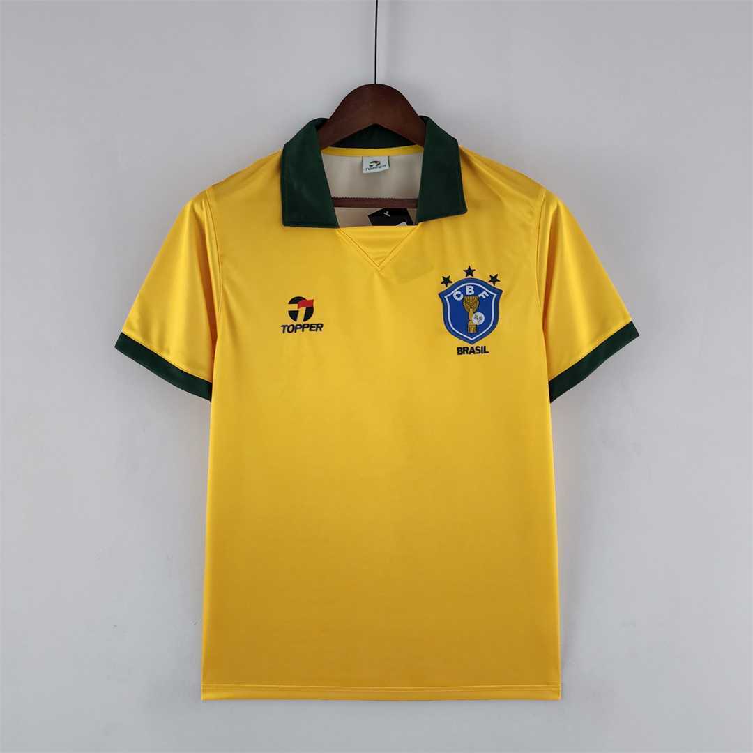 Brazil 1988 Home Jersey