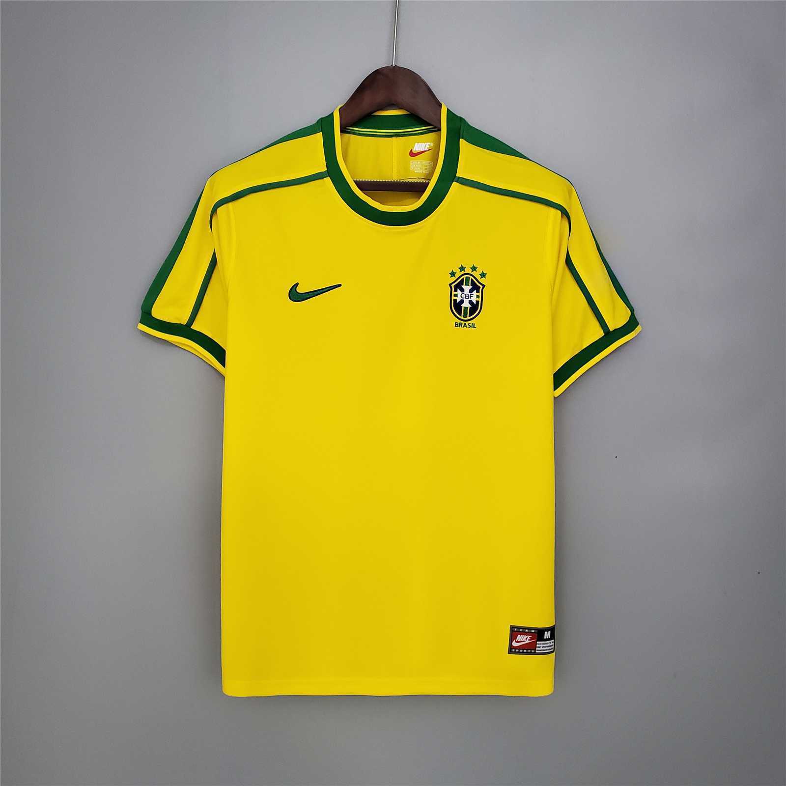 Brazil 1998 Home Jersey
