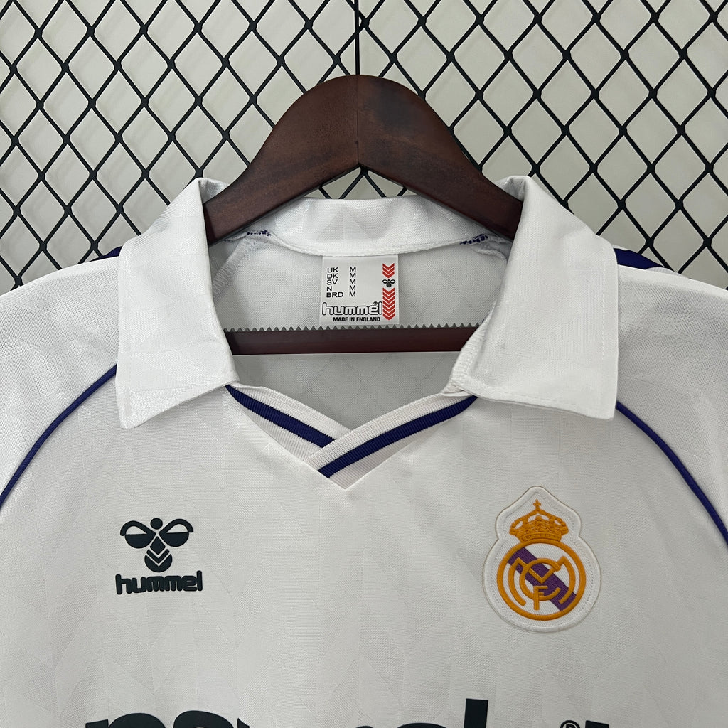 Real madrid 86/87 Home Jersey