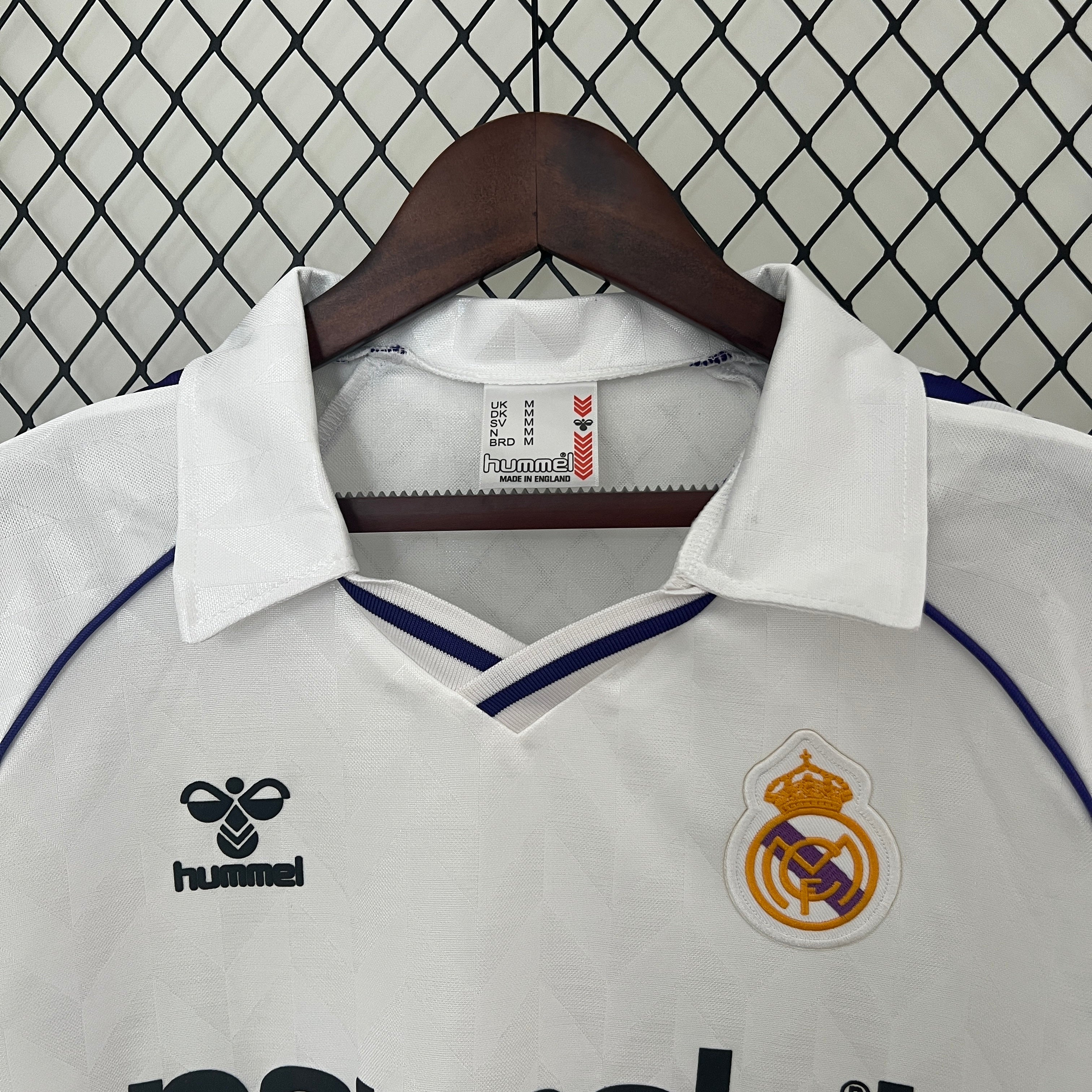 Real madrid 86/87 Home Jersey
